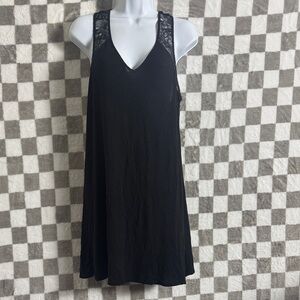 Thalia Sodi Intimates Women’s V Neck Top Laced NightGown Maxi Dress Size Medium